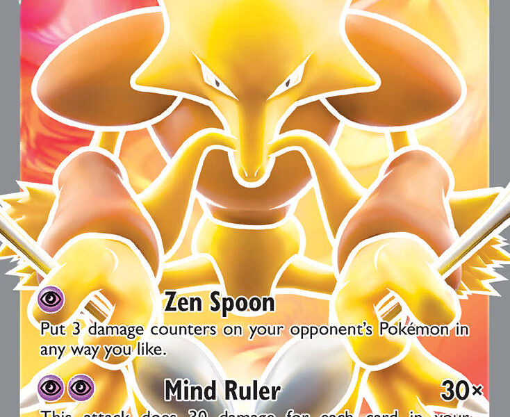 Alakazam V Pokemon Kaart