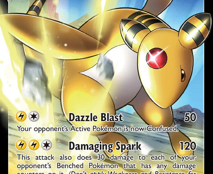 Ampharos V Pokemon Kaart
