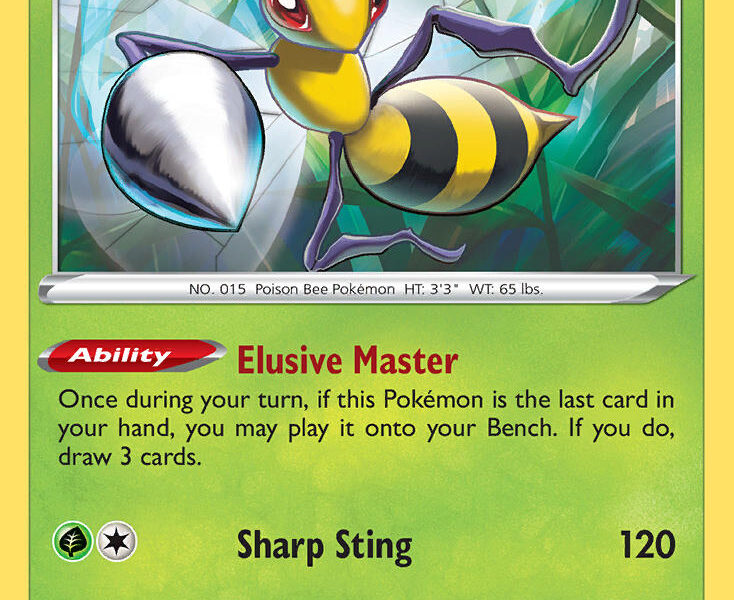 Beedrill Pokemon Kaart