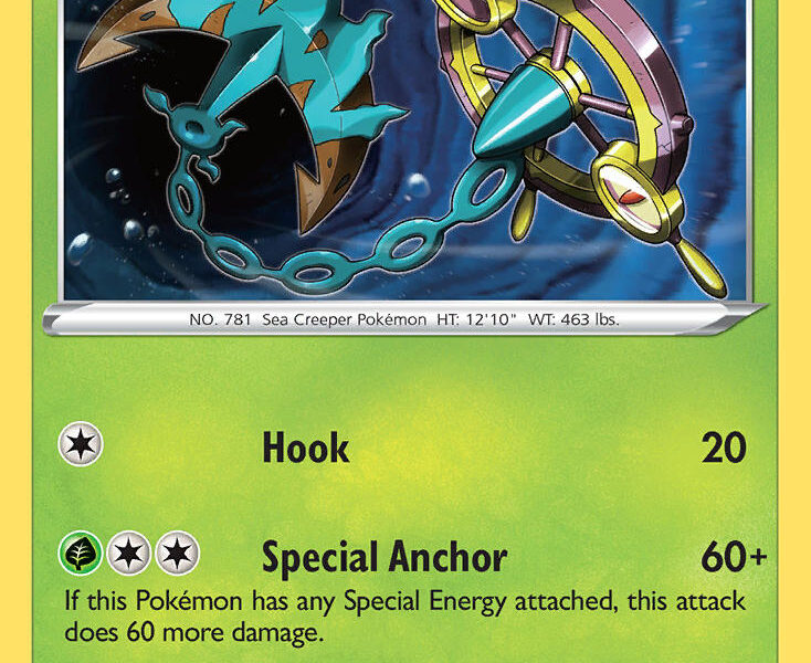 Dhelmise Pokemon Kaart