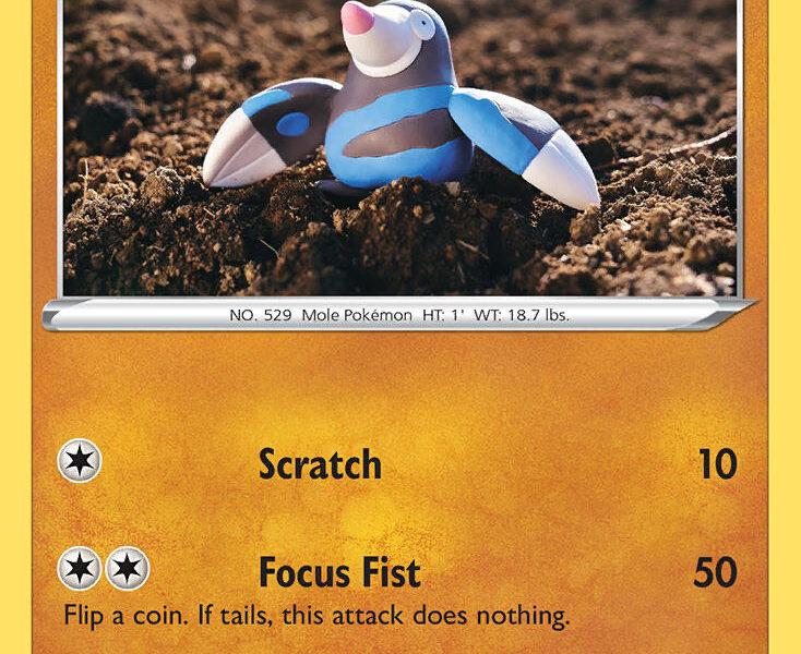 Drilbur Pokemon Kaart