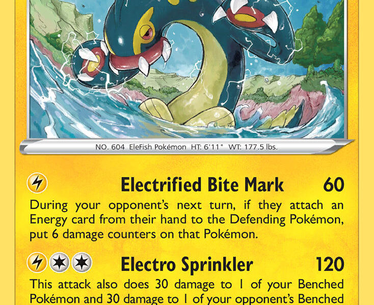 Eelektross Pokemon Kaart