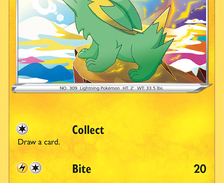 Electrike Pokemon Kaart