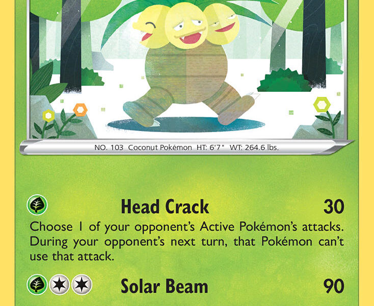 Exeggutor Pokemon Kaart