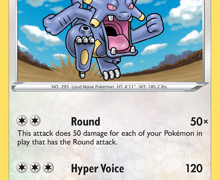 Exploud Pokemon Kaart