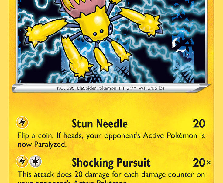 Galvantula Pokemon Kaart