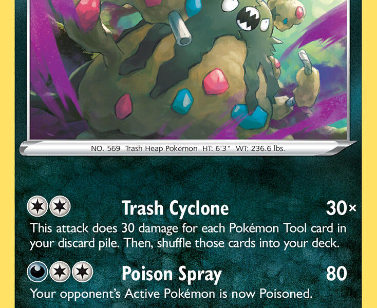 Garbodor Pokemon Kaart