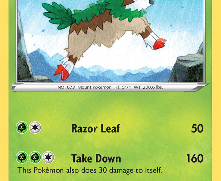 Gogoat Pokemon Kaart