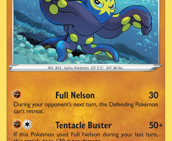 Grapploct Pokemon Kaart