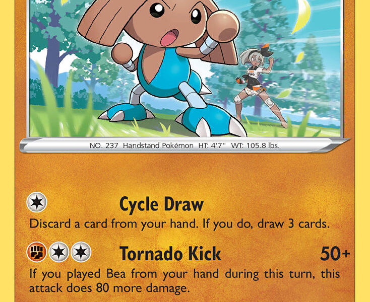 Hitmontop Pokemon Kaart