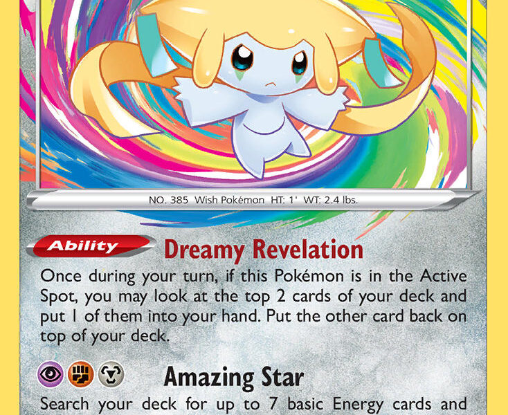 Jirachi Pokemon Kaart