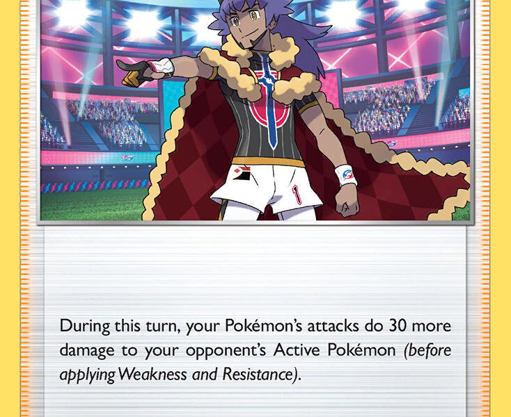 Leon Pokemon Kaart
