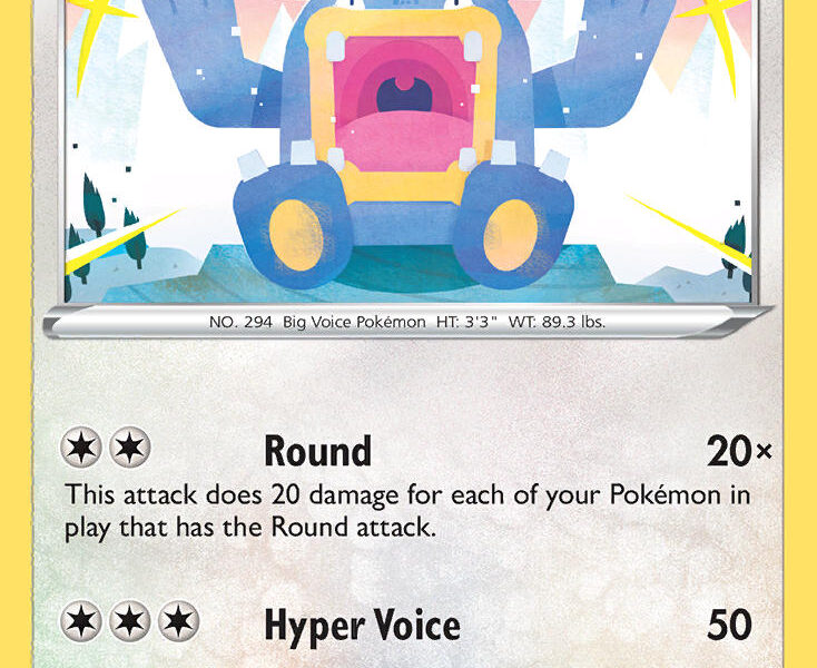 Loudred Pokemon Kaart