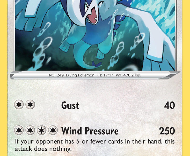 Lugia Pokemon Kaart
