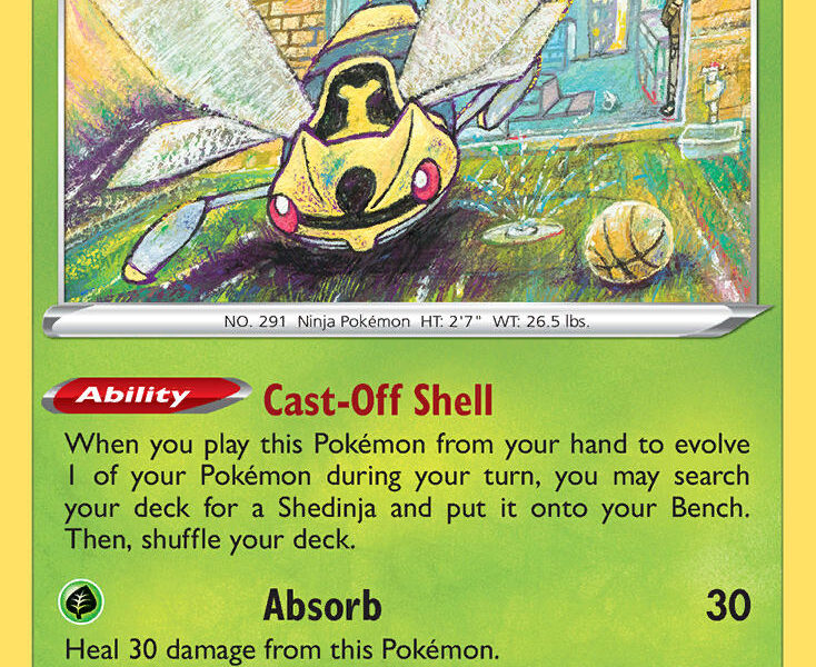 Ninjask Pokemon Kaart