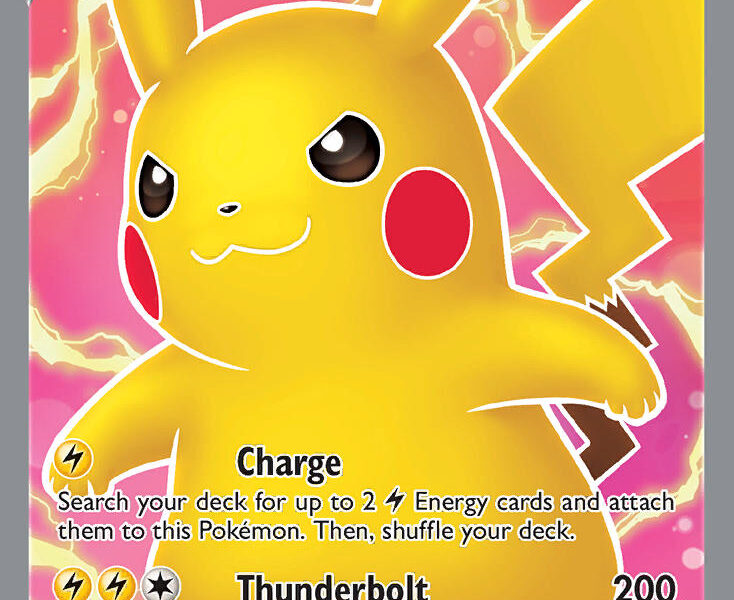 Pikachu V Pokemon Kaart