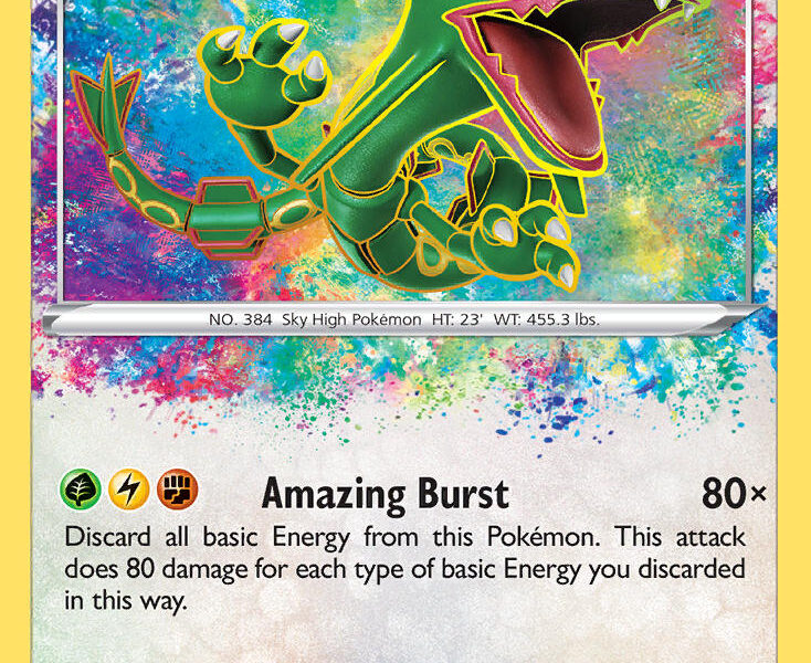 Rayquaza Pokemon Kaart