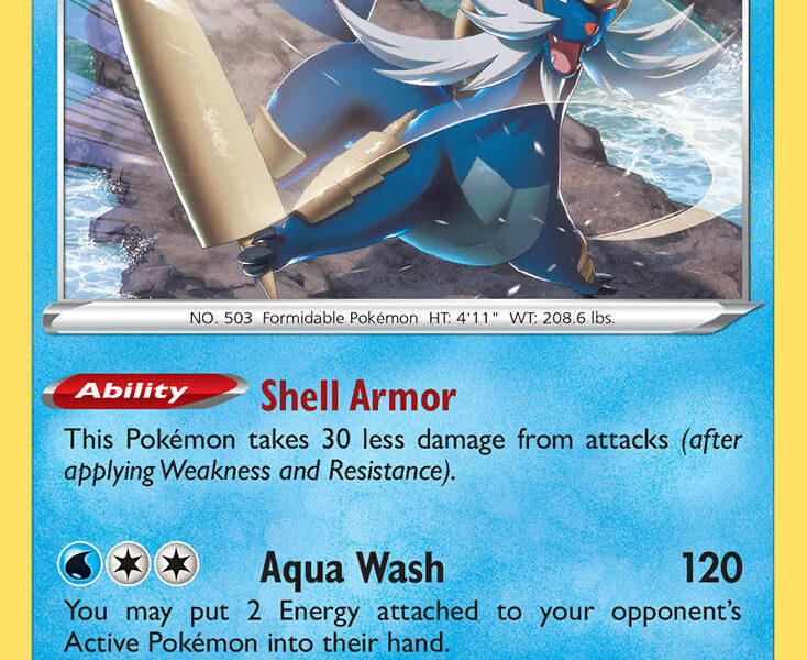 Samurott Pokemon Kaart