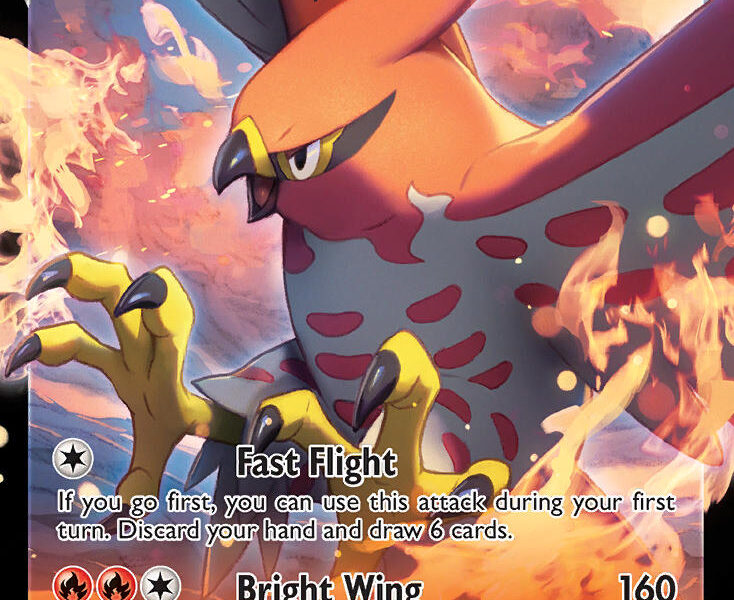 Talonflame V Pokemon Kaart