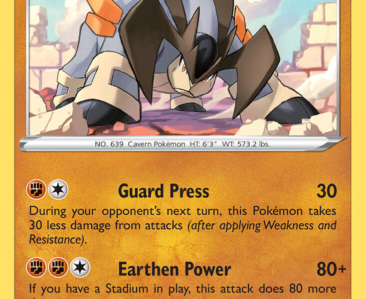 Terrakion Pokemon Kaart