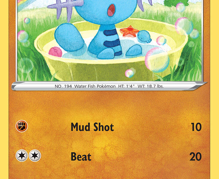 Wooper Pokemon Kaart