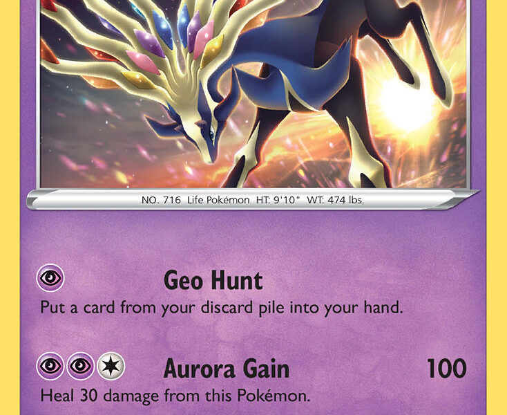 Xerneas Pokemon Kaart