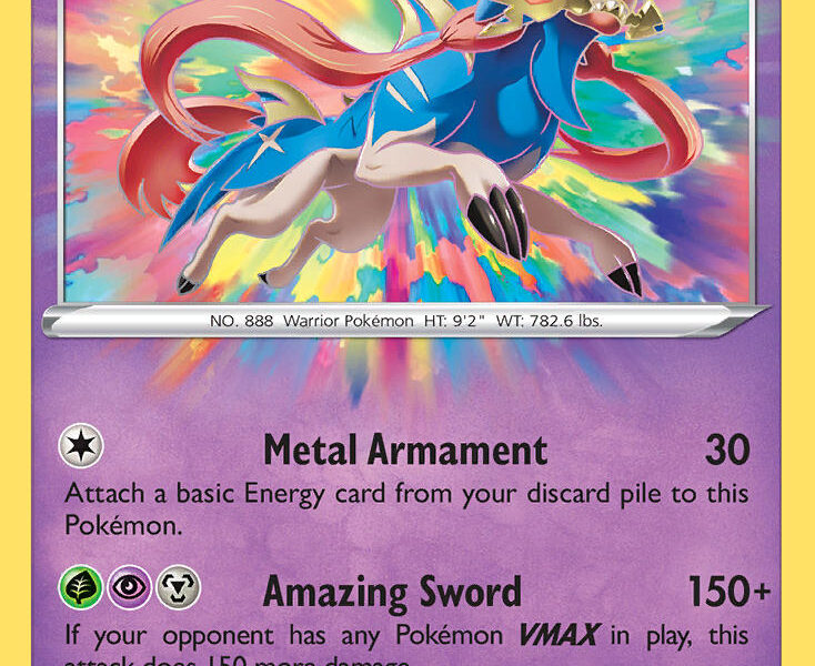 Zacian Pokemon Kaart
