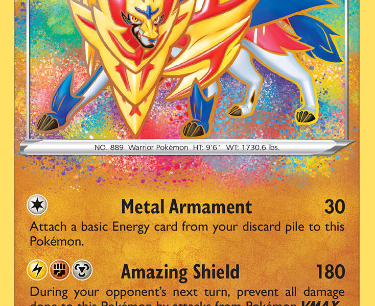 Zamazenta Pokemon Kaart