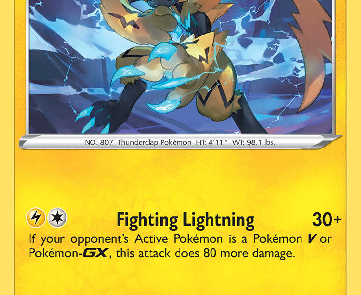 Zeraora Pokemon Kaart