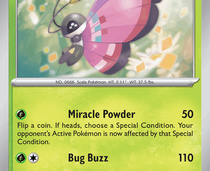 Vivillon Pokemon Kaart