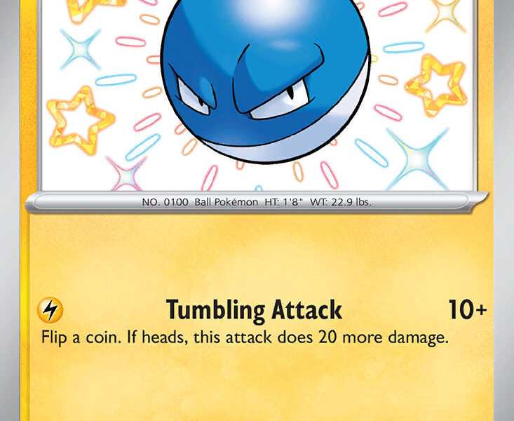 Voltorb Pokemon Kaart