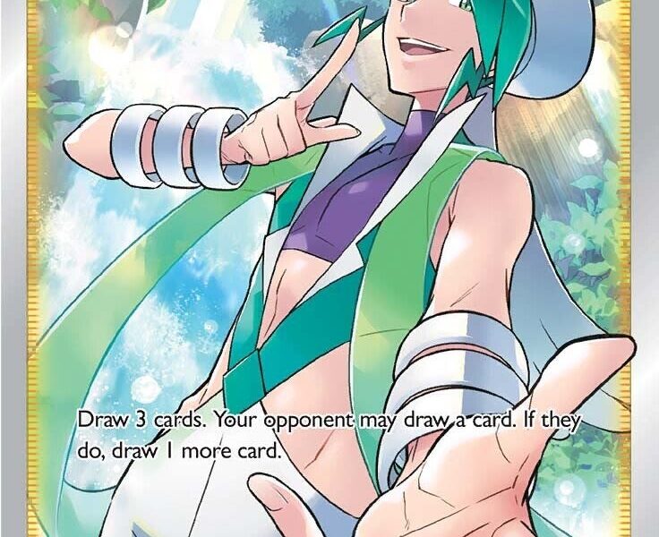 Wallace (Full Art) Pokemon Kaart