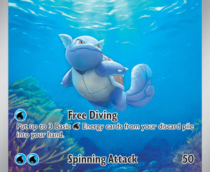 Wartortle Pokemon Kaart
