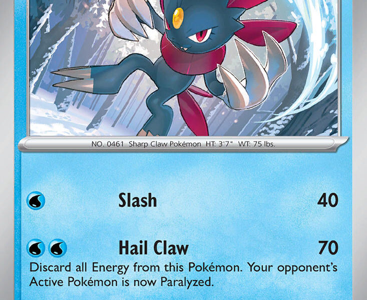 Weavile Pokemon Kaart