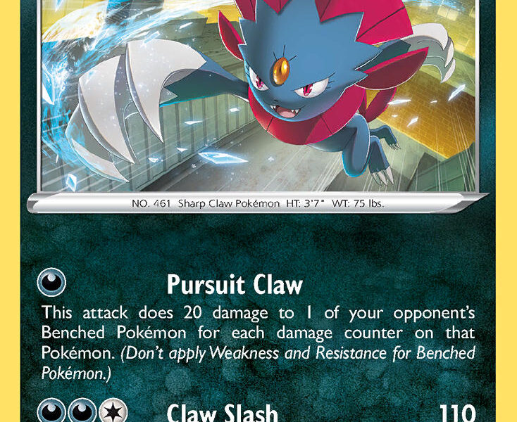 Weavile Pokemon Kaart