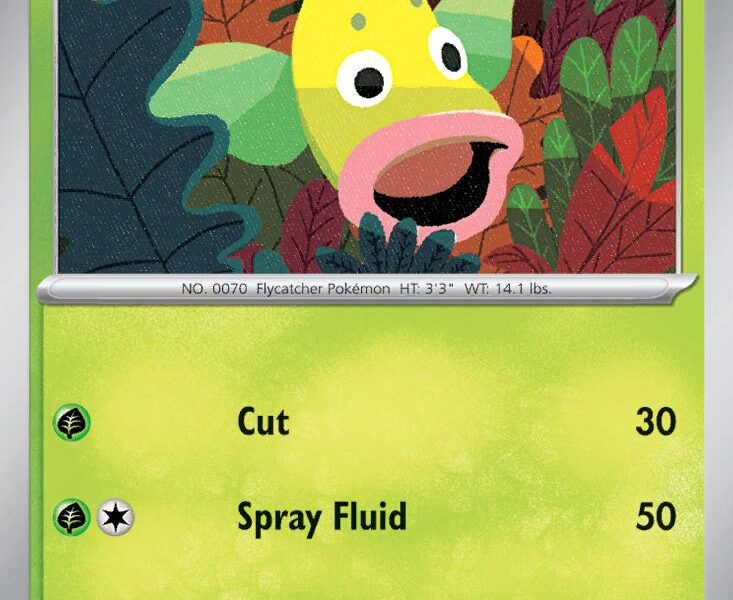 Weepinbell Pokemon Kaart