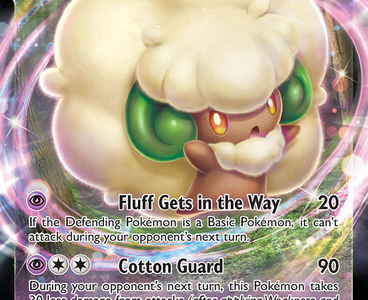 Whimsicott V Pokemon Kaart
