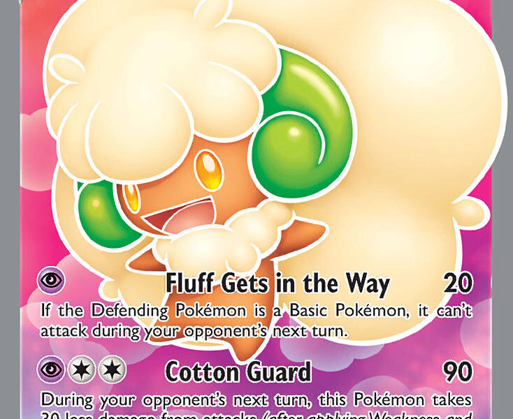 Whimsicott V Pokemon Kaart