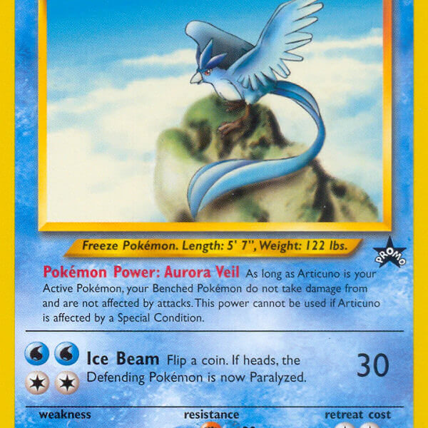 Articuno Pokemon Kaart