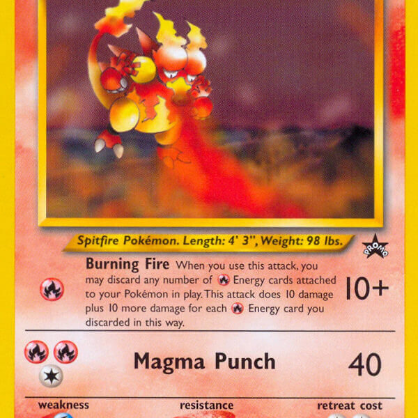 Magmar Pokemon Kaart