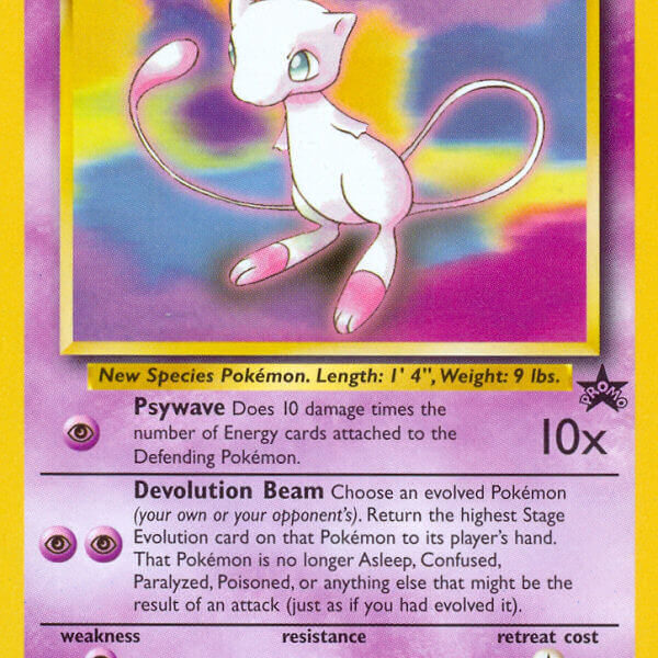 Mew Pokemon Kaart