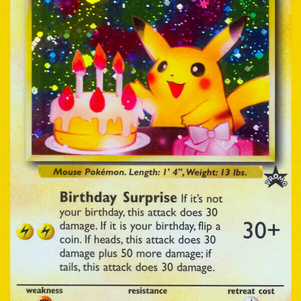 _____’s Pikachu Pokemon Kaart