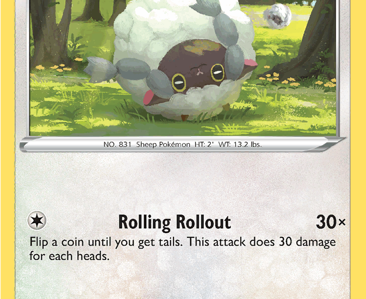 Wooloo Pokemon Kaart