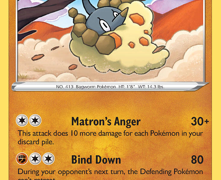 Wormadam Pokemon Kaart