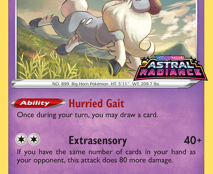 Wyrdeer Pokemon Kaart