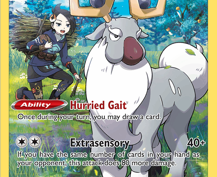 Wyrdeer Pokemon Kaart