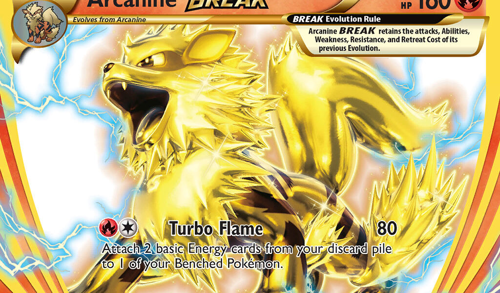 Arcanine BREAK Pokemon Kaart