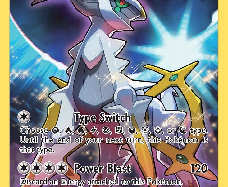 Arceus Pokemon Kaart