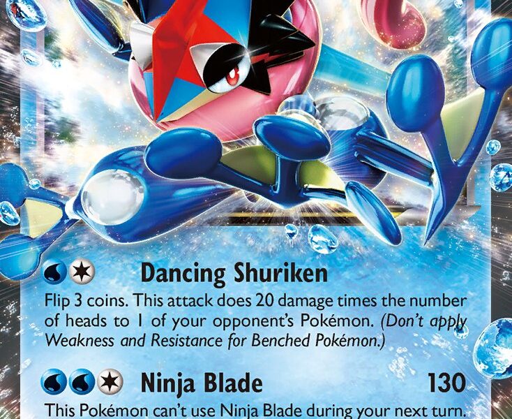 Ash-Greninja-EX Pokemon Kaart