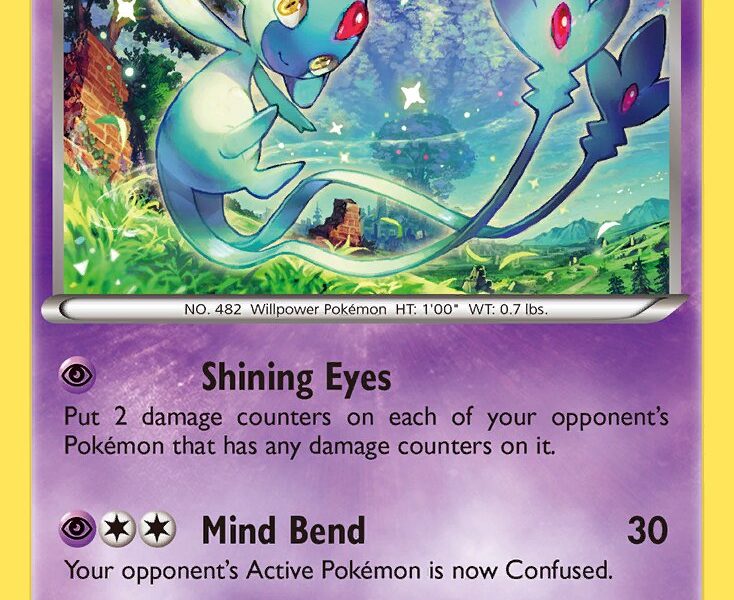 Azelf Pokemon Kaart